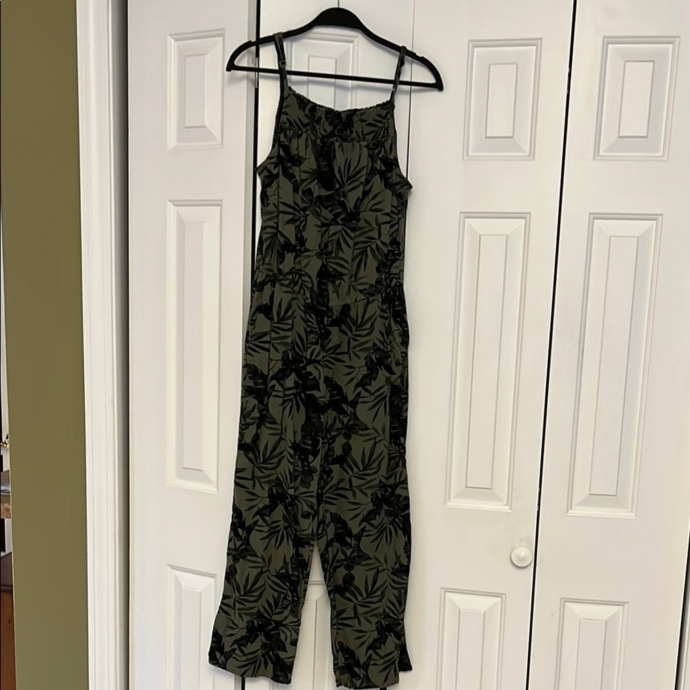 Floral Green Jumpsuit